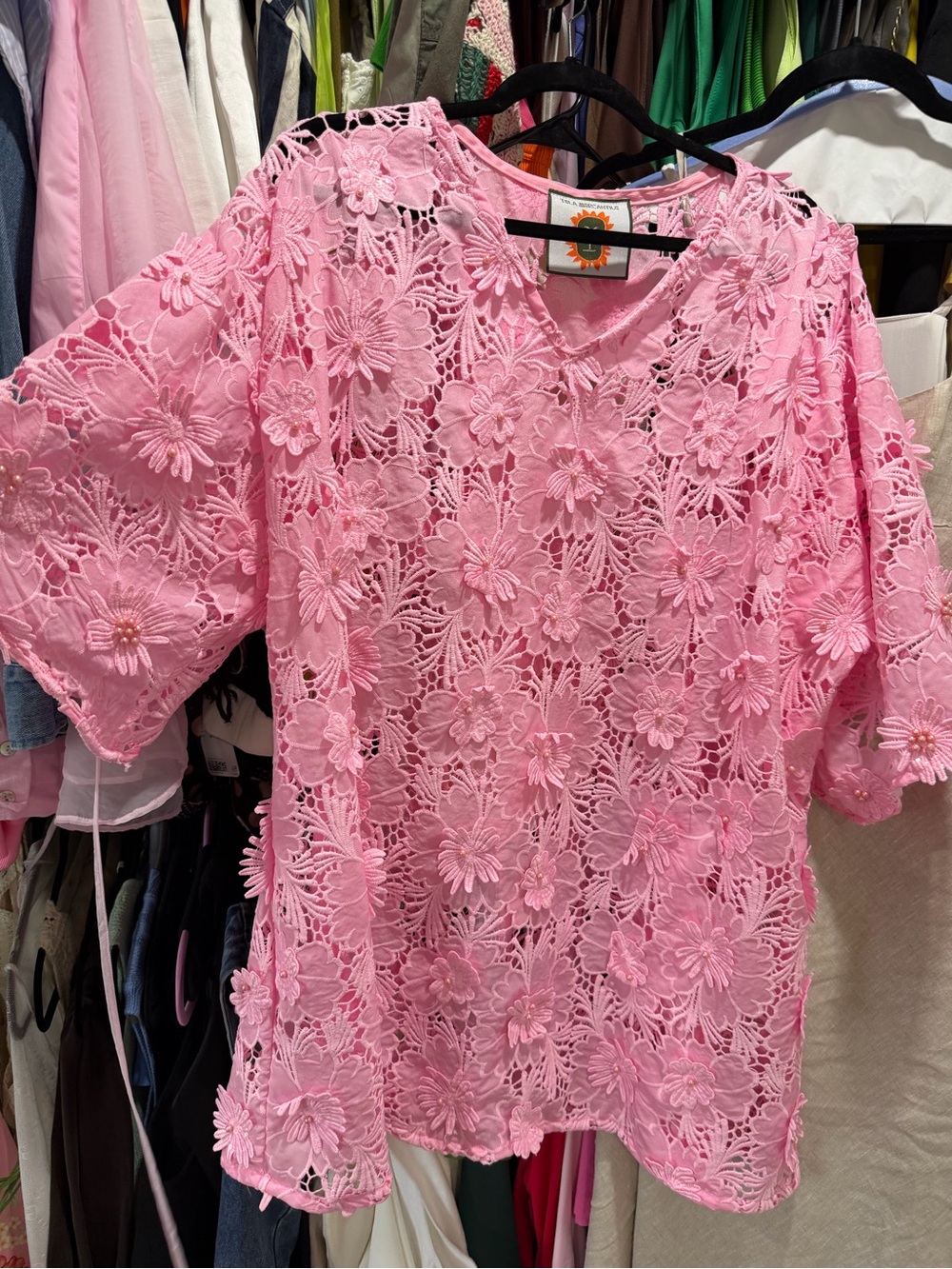 Tela luxury mercantile pink caftan